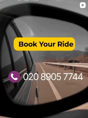 Book your ride. Call 020 8905 7744.